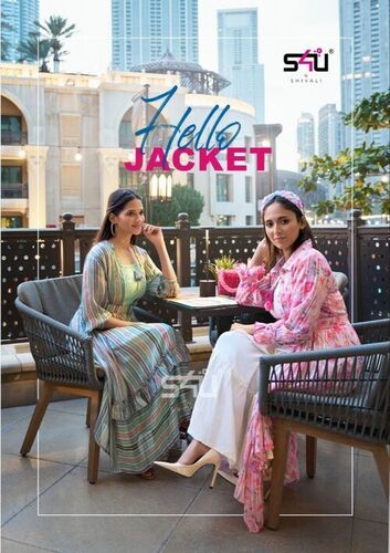 Georgette Kurti With Jacket