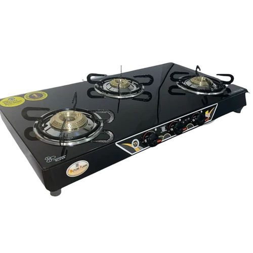 Future Flame Modular 3 Burner Gas Stove - Ignition Type: Manual