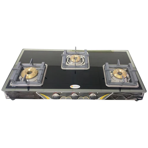 Manual Three Burner Triple Cook Gas Stove at Best Price in Delhi