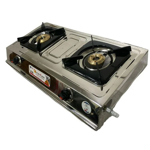 Future Flame 2 Burner Stainless Steel Gas Stove