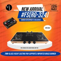 Three Burner Gas Stoves - Ignition Type: Manual