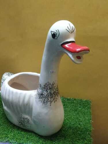 Duck ceramic pot