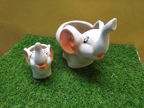 Elephant ceramic pots