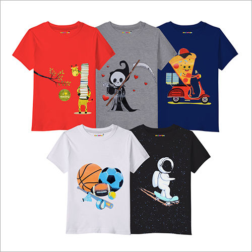 Printed 126 Kuchipoo Boys Cotton T Shirta