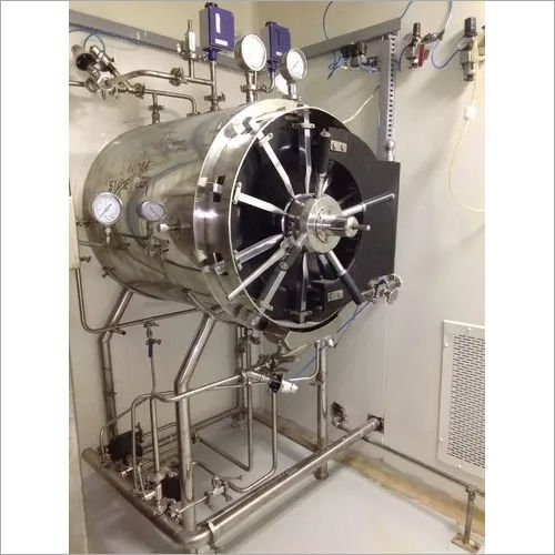 Silver Horizontal Autoclave