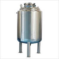 Silver Stainless Steel Wfi Tank