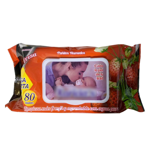 Disposable Fruit Scented Baby Wipes Free Sample China wet wipes factory