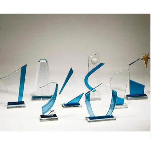 Crystal Glass Trophy Size: 6-10"