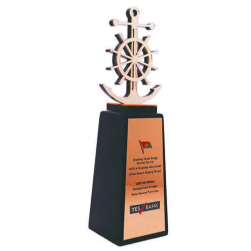 Laser Cut Anchor Sailing Trophy