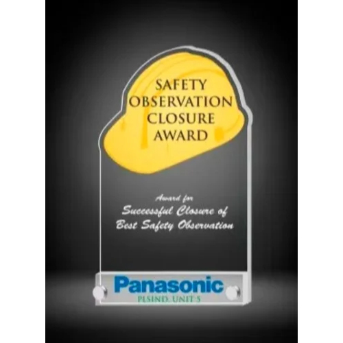 Customized Acrylic Safety Award