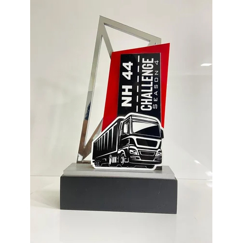 Truck Themed Personalized Award Trophy