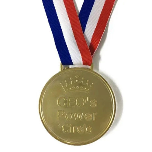 Round Customized Brass Medal