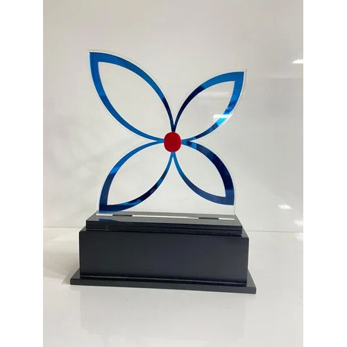 Custom Designed Acrylic Trophy For Appreciation Size: 5-10 Inch