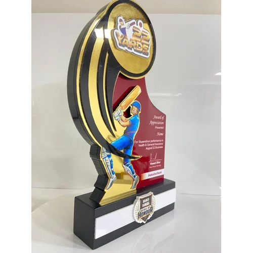 Best Batsmen Custom Designed Wooden Trophy