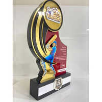 Best Batsmen Custom Designed Wooden Trophy
