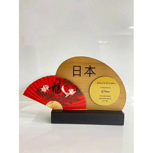 Chinese Holding Fan Themed Custom Memento
