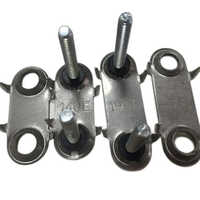 Conveyor Belt Fasteners - Stainless Steel, Different Sizes Available, Gray | Heat Resistant, 5 Year Warranty, Used In Mining And Manufacturing