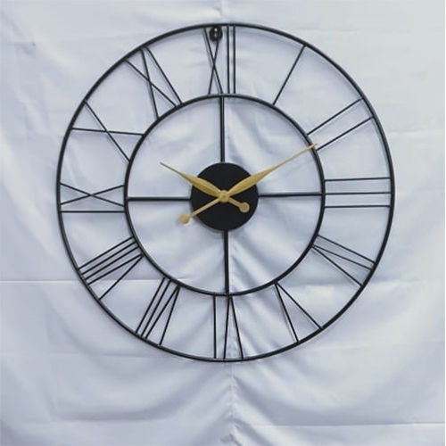 Roman Number Metal Wall Clock