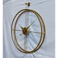 Modern metal wall clock
