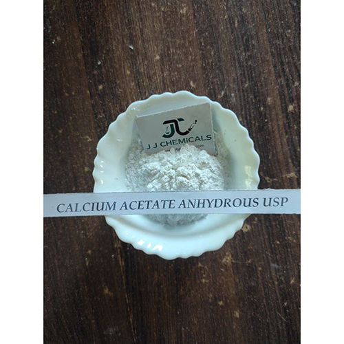 Calcium Acetate Anhydrous Usp - Application: Industrial