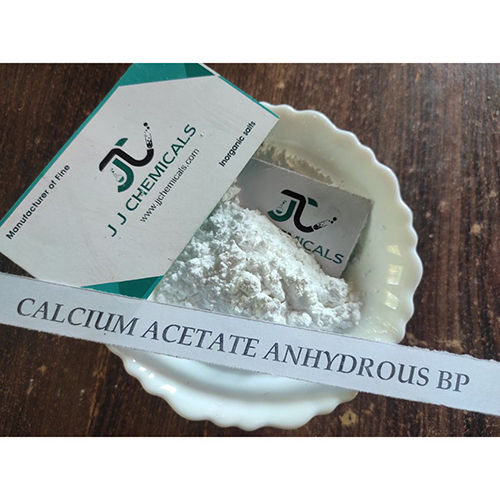 Calcium Acetate Anhydrous Bp - Application: Industrial