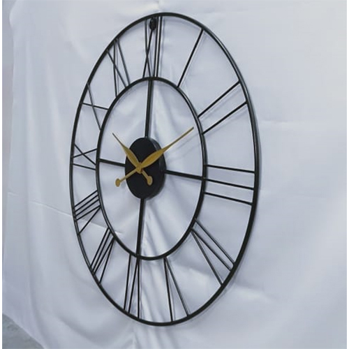 Roman Number Metal Wall Clock
