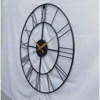 Roman Number Metal Wall Clock