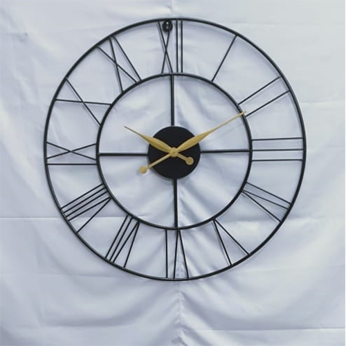 Roman Number Metal Wall Clock