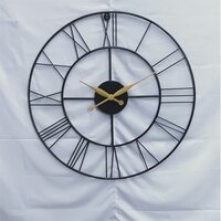 Roman Number Metal Wall Clock