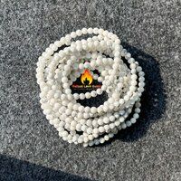 Howlite 4 MM  Bead Stretchy  Bracelet