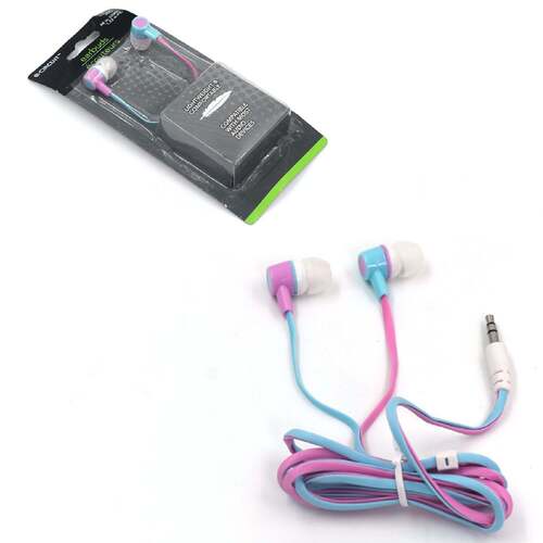 Earphones With Mix Body Material: Plastic