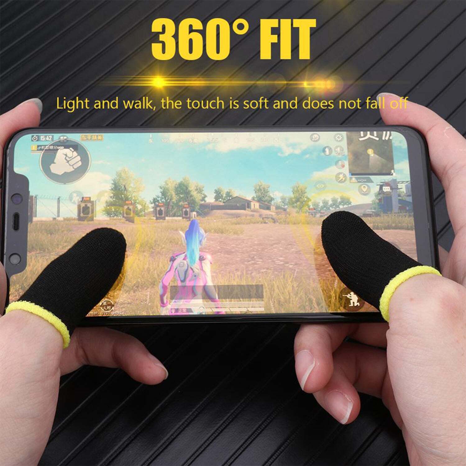 Thumb And Finger Sleeve For Mobile Game Pubg Cod Freefire