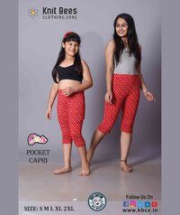 GIRLS POCKET CAPRI