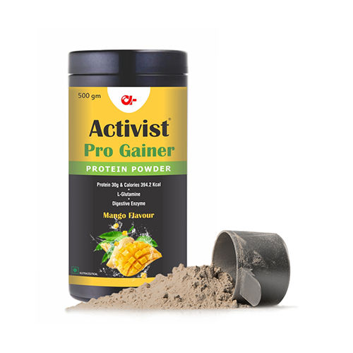 Activist Pro Gainer Protein Powder Mango Flavour 500g