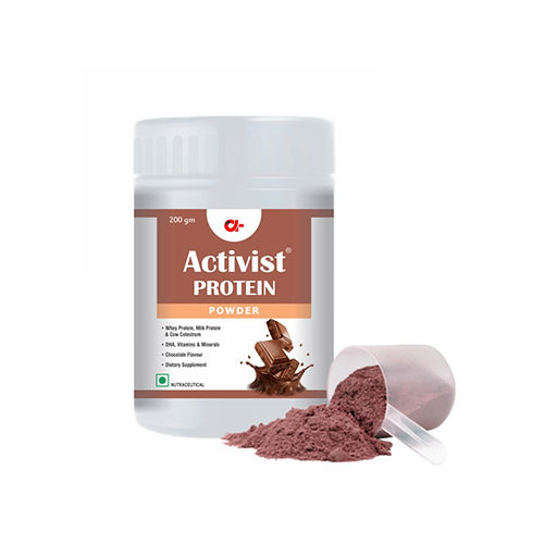 Activist Protein Powder Chocolate Flavour  200G - Shelf Life: 18 Months