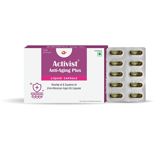 Activist Anti-Aging Plus Liquid Capsules - Ingredients: Rosehip Oil | Squalene Oil