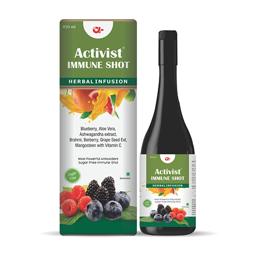 Activist Immune shot syrup to boost immunity and improve Stamina