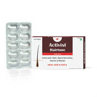 Healthcare Activist Hairtone Tablets - Ingredients: Amino Acids | Biotin | Soya Protein Hydrolysate | Soy Isoflavone | Vitamin (c