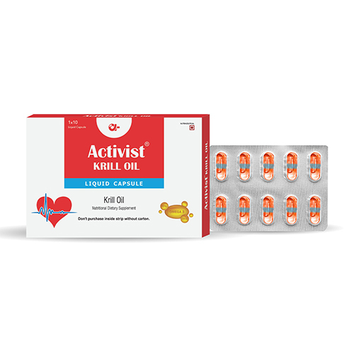 Activist Krill Oil Strip 30 liquid capsules