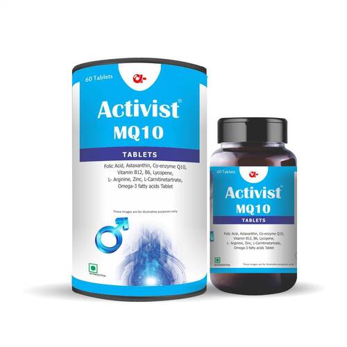 Activist MQ 10 Male Fertility Tablets 60