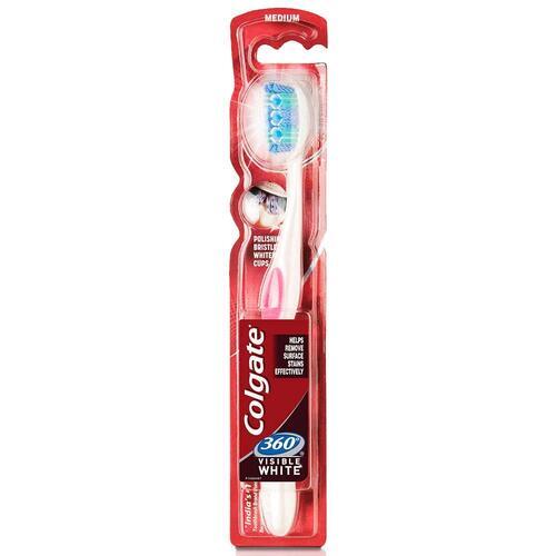 Colgate 360 Visible White Toothbrush Medium