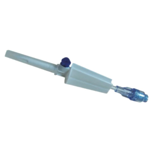 Bag Bottle Spike with Needle Free Valve Vented