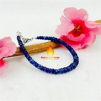 Kyanite  925 Sterling Silver Bead Bracelet