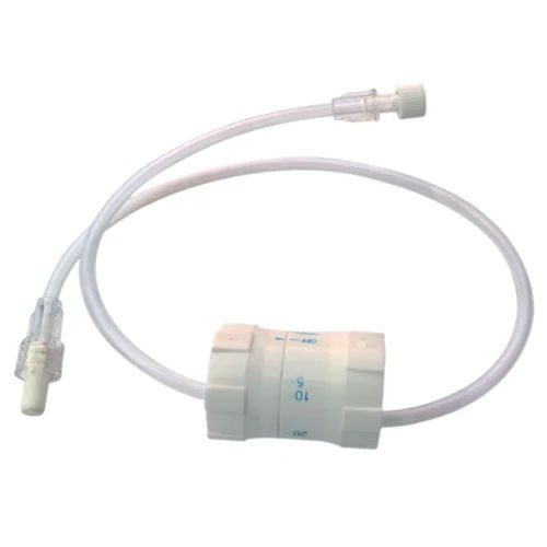 Plastic Iv Flow Regulator With Extension Line Dehp Free