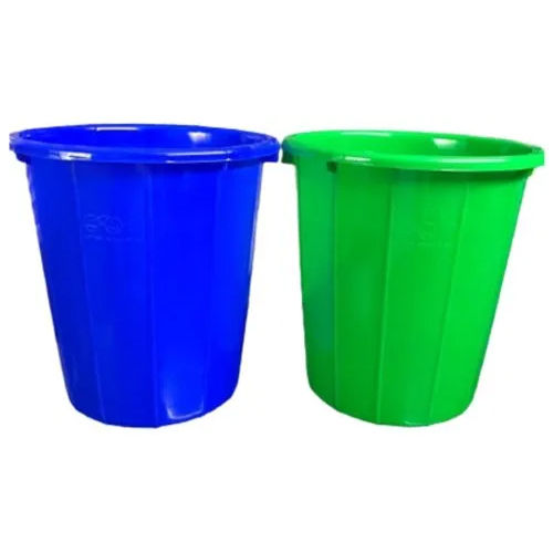 10 Ltr Green And Blue Open Lid Dustbin Application: Commercial & Household