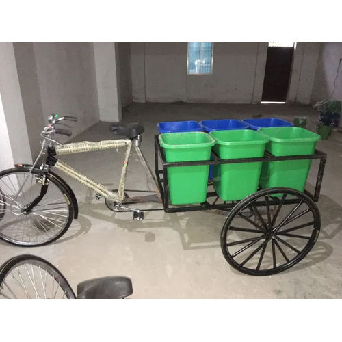 6 Bins Pedal Rickshaw Garbage Loader