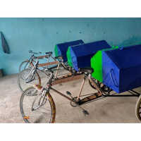 Pedal Rickshaw Garbage Bin