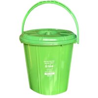 10 Litre Plastic Green Waste Dustbin