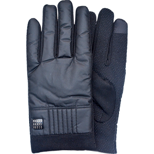Tafta Fabric Double Layered Women Mobile Touch Gloves