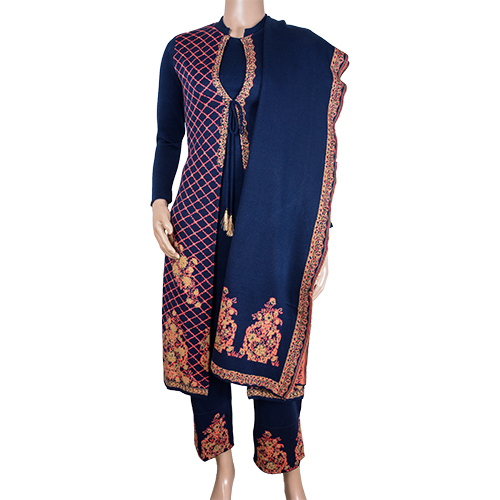 Woolen Kurti Plazzo Set